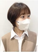 【松戸　石山】大人可愛い丸みショート前下がりショート