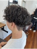 フェザーパーマ/刈り上げショート/波巻きツイストスパイラル