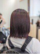 ソヨン 豊田市駅店(SOYON)&nbsp;45.グレージュカラー/透明感カラー/切りっぱなしボブ/髪質改善