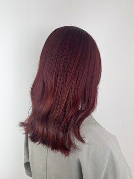 ヘアデザイン アンジェロカフェ(Hair Design Angelo cafe) ボルドールビー/ミディアムスタイル【20代30代40代】