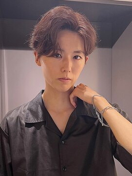 ノラ ギンザ(NORA GINZA) メンズヘア束感ヘアニュアンスパーマフェザーショートビジネス