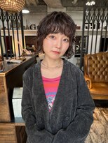 トレンチ(TRENCH)&nbsp;前髪 ボブ レイヤー パーマ ミニボブ