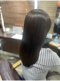 ロング×マットベージュ
