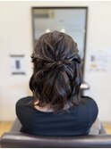 【ヘアセット】お呼ばれハーフアップ