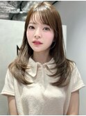 韓国ヘア/レイヤーカット/縮毛矯正/髪質改善/前髪顔まわりカット