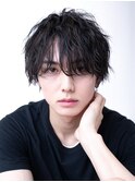 ソフトツーブロック/刈り上げ/センターパート/ツイスト/ビジネス