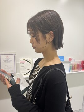 シーバイラヴィズム けやき通り2号店(Sea by LUVISM) 切りっぱなしボブ