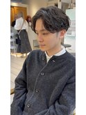 横浜★メンズパーマニュアンスパーマフェザーパーマ