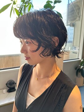 アム(amu) ショートパーマ/マッシュショート/くせ毛パーマ/くせ毛風パーマ