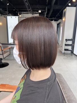 エクラ バイ キョウト(eclat by kyoto) ボブ/切りっぱなし/髪質改善/ぱつっとボブ