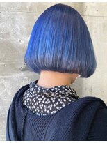 ガルボ ヘアー(garbo hair)&nbsp;ブルーカラーハイトーン艶髪