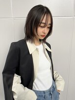 シーン(SCENE)&nbsp;[天神今泉/黒髪カタログ/クラゲヘアー/オリーブグレー]