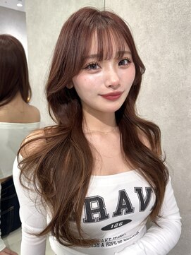ルームバイシー 新宿(Loom. by Sea) 〇クラゲヘア×ココアベージュ[レイヤーカット/くびれヘア]