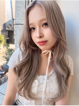 【MONA】グレージュカラー/デザインカラー/ハイトーン