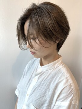 【ハンサムショート】×【アッシュブラウン】