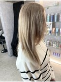 レイヤーカット×ハイトーン