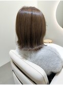 アイスグレージュ×ボブ