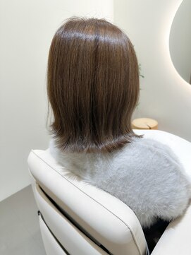 yoyo hanare ヘッドスパ×髪質改善 【3月上旬　OPEN（予定）】 アイスグレージュ×ボブ