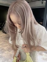 ペレ 梅田(PELE)&nbsp;イメチェン/ピンクベージュ/アンブレラカラー/前髪/梅田