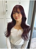 ピンクブラウンカラー