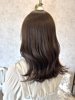ディーヴァヘアーエズ(DIVA hair Eze) ブリーチなしカラー×アッシュベージュ大人可愛い小顔レイヤー