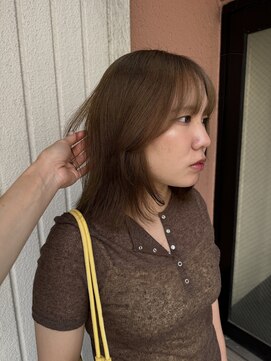 オム(omu) face layer / maron beige