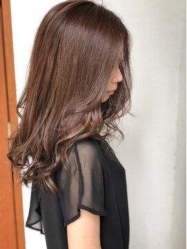 ヘアリラクゼーションリノ (Hair Relaxation Lino) 透明感の中に感じるツヤ感カラー