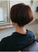 えりあし刈上げマッシュボブ