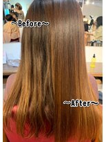 ピースリーヘア バイ カーサ(peathree.hair by CASA)&nbsp;高濃度水素（酸熱）トリートメント×ロングシアージュ