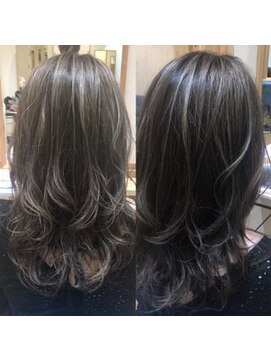 アクロスヘアーデザイン 武蔵小杉店(across hair design) コントラストハイライト