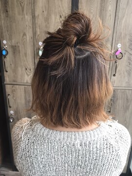 ルーディヘアーブランド(Ludi hair Brand) ハーフアップアレンジ!
