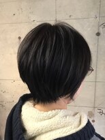 オッソ(OSSO)&nbsp;ストレートショート_フレンチボブネイビーカラー