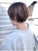 おしゃれ丸みショート_セシルカットココアブラウン_ba291003