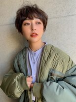 オブヘアー 宮崎台店(Of HAIR) マッシュショート にパーマで動きをプラス
