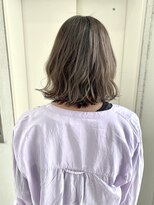 ヘアーデザイン シュシュ(hair design Chou Chou by Yone) ハイライト&オリーブグレージュ×ボブ♪