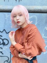 リアイス(Re:ICE)&nbsp;ミニウルフ/くすみブルー/流れるレイヤー/インナーハイライト