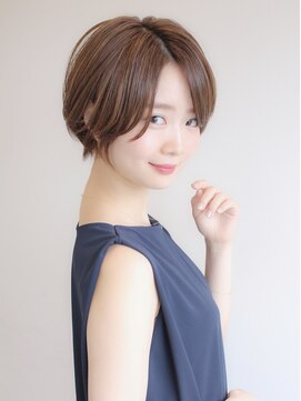 ウィズ 都賀店(Wiz) 大人可愛い前髪なしマッシュショートボブ