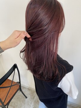 シェノン 西梅田(CHAINON) レイヤーカット/ウェットヘア/デザインカラー/ラベンダー