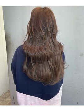 クシュ 所沢西口プロぺ通り(kusyu... ) ペールベージュセクションカラーグラデーションカラー外ハネボブ