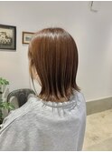 ぷつっとボブ×インナーカラー