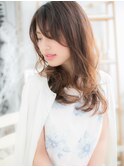 かきあげバング＆大人巻きくせ毛風小顔ロングc5上尾20代30代40代