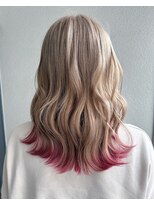 ブロンド 町田(BLONDE)&nbsp;エンドカラー_バイカラー_波巻き