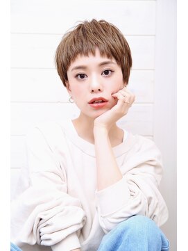 オーシャン(Ocean) [OCEAN Hair&Life藤原純]ヘルシーショートスタイル/グレージュ☆