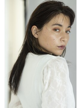 ジエクト カナウ(The Ect canow) ロングヘア/モードヘア/大人ガーリー/髪質改善/ダークグレー