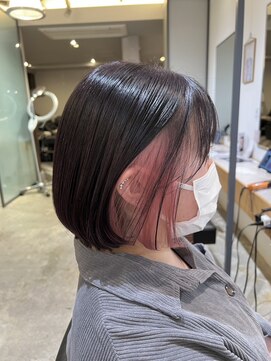 ジャムバイネオリーブ 高円寺(jam by neolive) インナーカラー×王道ピンク