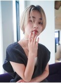 ◇大人可愛い20代30代40代50代前下がりショートボブ丸みショート