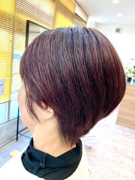 キッテ(kitte) ピンクブラウン ショートボブ