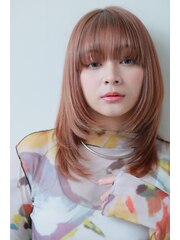 《artslita町田》顔まわりレイヤー/アイスティーカラー/髪質改善