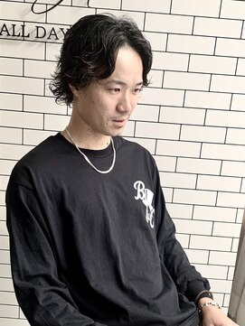 オールデイハローズ 京都駅前店(ALL DAY HELLO`S) 30代グランジウルフパーマ【京都駅】