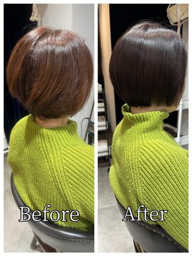 アトリエ シックス(atelier six.) 髪質改善トリートメントカラーカット